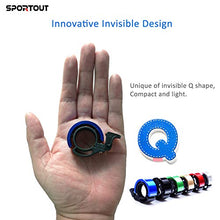 Carica l&#39;immagine nel visualizzatore di Gallery, Sportout - Mini Campanello per Bicicletta, in Lega di Alluminio, con Nero