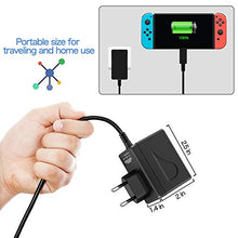 Carica l&#39;immagine nel visualizzatore di Gallery, Nintendo Switch AC Adapter, Alimentatore PD Tipo-C Adattatore, Nero