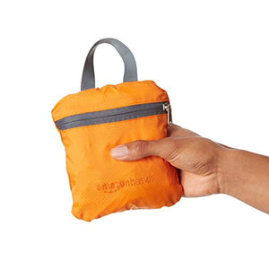 AmazonBasics - Zaino ultra leggero pieghevole 25 l, Arancione
