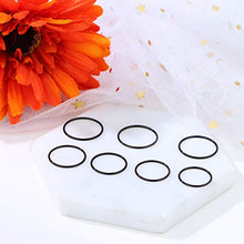 Carica l&#39;immagine nel visualizzatore di Gallery, Yadoca 7 Pezzi Acciaio Inossidabile Anelli Impilabili per Donne Argento-tone
