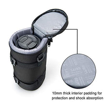 Carica l&#39;immagine nel visualizzatore di Gallery, YJHome Custodie protettive per obiettivi fotografici con 110 x 210 mm
