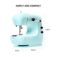 Carica l'immagine nel visualizzatore di Gallery, HAODIUSB88 Mini Macchina da Cucire, Portatile Elettrica Strumento Cucire...