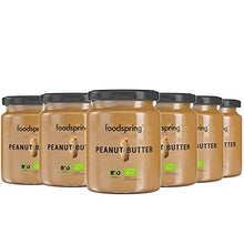 Carica l'immagine nel visualizzatore di Gallery, foodspring Burro di Arachidi BIO, 6 x 250g, lo snack 250 g (Confezione da 6)