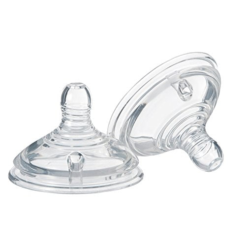 Tommee Tippee Closer to Nature Tettarelle, Flusso Medio (2 Pezzi) Bianco - Ilgrandebazar