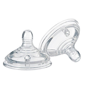 Tommee Tippee Closer to Nature Tettarelle, Flusso Medio (2 Pezzi) Bianco - Ilgrandebazar