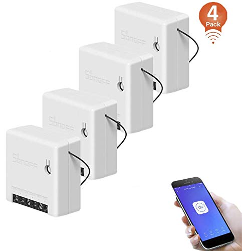 SONOFF MINI 4PCS Interruttore WiFi Wireless intelligente per Smart MINI-4pcs