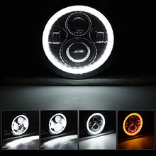Carica l&#39;immagine nel visualizzatore di Gallery, Faro LED 7 pollici, YEEGO 50W 7&quot; per Moto Rotond Angel 1 x 7 &quot;faro