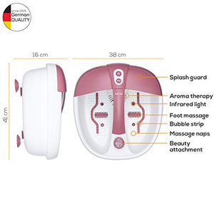 Beurer FB 35 Pediluvio, con Idromassaggio Plantare e Filtro per Aromaterapia
