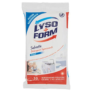Lysoform Salviette Igienizzanti per Superfici Oceano, Megapack da 10...