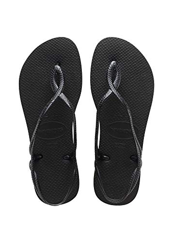 Havaianas Luna, Sandali Donna 39/40 EU, Nero Black 0090