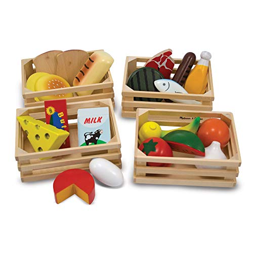 Melissa and Doug Giochi di legno Set cibo in Multicolore