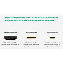 Carica l&#39;immagine nel visualizzatore di Gallery, J&amp;D HDMI Coupler Adapter, 2-Pack Placcato Oro Femmina a 4K