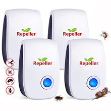 Carica l'immagine nel visualizzatore di Gallery, Antizanzare Ultrasuoni, Repellente Ultrasuoni per Topi, Repellente ad Ultrasuoni, 2022 Nuovo Repellente per Zanzare,Topi,Formiche, Mosche,Ragni,Scarafaggi - Professionale ed Efficace (Pack 4)