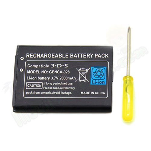 Batteria di Ricambio + cacciavite per Nintendo 3DS 1300mAh