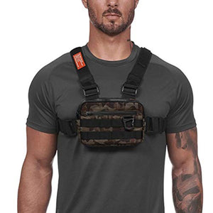 Knowooh Uomo Donna Borse a Tracolla Moda rig Bag Borsa a Camuffamento