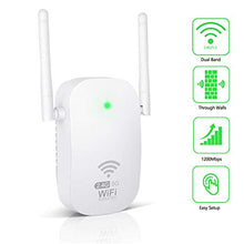 Carica l&#39;immagine nel visualizzatore di Gallery, Kosiy Ripetitore WiFi Wireless 1200 Mbps 5GHz 2.4GHz Dual Band Bianco