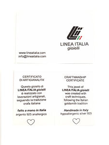 Bracciale donna in Argento 925 - tre cerchi rigidi intrecciati - Linea... - Ilgrandebazar