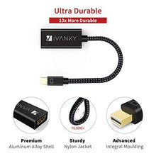 Carica l'immagine nel visualizzatore di Gallery, IVANKY 4K Adattatore Mini DisplayPort a HDMI [4K Ultra HD, Nylon Nero