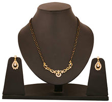 Carica l&#39;immagine nel visualizzatore di Gallery, Touchstone La bella collana mangalsutra dei bolines bianchi etnici indiani... - Ilgrandebazar