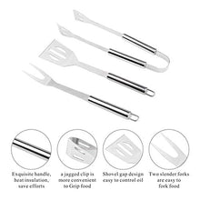 Carica l&#39;immagine nel visualizzatore di Gallery, 16 PCS Utensili Barbecue, Barbecue in Acciaio Inox Set per...