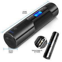 Carica l'immagine nel visualizzatore di Gallery, NWOUIIAY Compressore Aria Portatile Auto Mini Pompa Elettrica 150PSI 25L/MIN...