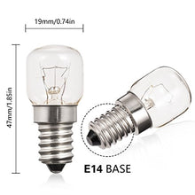 Carica l&#39;immagine nel visualizzatore di Gallery, 4X 25W E14 Lampadina Da Forno, Small Edison Screw Base Forno... - Ilgrandebazar