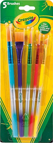 Crayola - 5 Pennelli 3007 multicolore