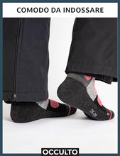 Carica l'immagine nel visualizzatore di Gallery, Occulto 2 paia di CALZE SCI per DONNA, Calde CALZE TERMICHE per SPORT INVERNALI, CALZE SPORTIVI TERMICI per DONNA 39-42 1 Paia Blu | 1 Paia Rosso