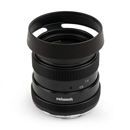 Pergear 50mm F1.8 Manuelles objektiv Fokus-Prime-Festobjektiv für Fuji X-A1...