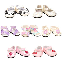 Carica l&#39;immagine nel visualizzatore di Gallery, Miunana 5 PCS Scarpe + 2 Cazle per 42 - 46 CM (16 - 18 Pollici) Bambola... - Ilgrandebazar