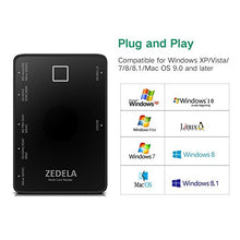 Carica l'immagine nel visualizzatore di Gallery, zedela USB 3.0 Super Speed Multi Card Reader 7 in 1, Lettore DKQ-All-USB