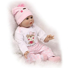 Carica l&#39;immagine nel visualizzatore di Gallery, ZIYIUI Realistica 55 cm Bambole Reborn Bambina Bambola Femmina...