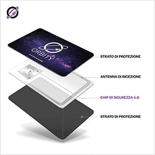 Carica l'immagine nel visualizzatore di Gallery, ORBITY Carta di Blocco con Avanzato Sistema di Protezione RFID &amp; NFC - Proteggi Carte di Credito Contactless. (OrbityCard)