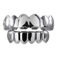 Carica l&#39;immagine nel visualizzatore di Gallery, Joker Grillz Suicide Squad 24k placcato in oro bianco per bocca e... - Ilgrandebazar