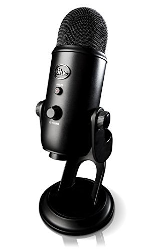 Blue Yeti microfono USB, Blackout Edition (Ricondizionato) - Ilgrandebazar