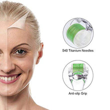 Carica l&#39;immagine nel visualizzatore di Gallery, Anmyox Derma Roller Micro aghi Kit per viso e corpo, clear-green - Ilgrandebazar
