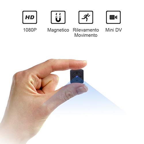 Mini Telecamera Spia Nascosta,NIYPS Full HD 1080P Portatile Micro Spy mini