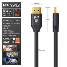 Carica l&#39;immagine nel visualizzatore di Gallery, Primewire – Cavo HDMI 8K da 1,5 Metri - @ 60Hz 4K @ 120Hz con DSC - 1,5m