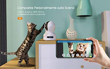 Carica l&#39;immagine nel visualizzatore di Gallery, Topcony Telecamera Sorveglianza WIFI 1080P, Videocamera Sicurezza IP Interno...