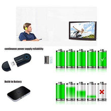 Carica l&#39;immagine nel visualizzatore di Gallery, Aigoss Trasmettitore Bluetooth, Aupolo Adattatore Wireless Portatile Nero - Ilgrandebazar