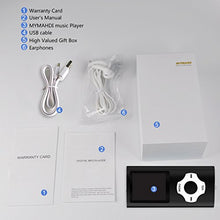 Carica l&#39;immagine nel visualizzatore di Gallery, Mymahdi lettore portatile MP3 / MP4, nero con schermo da 1,8 pollici LCD e...