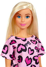 Carica l&#39;immagine nel visualizzatore di Gallery, Barbie- Bambola Bionda con Abito Rosa Cuoricini e Scarpe Giocattolo per... - Ilgrandebazar