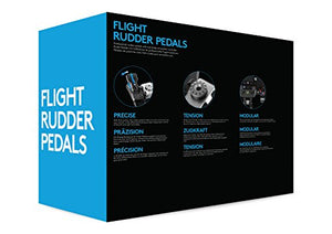 Pedali Logitech G Saitek Pro Flight Rudder, Pedaliera del Timone di Volo,...