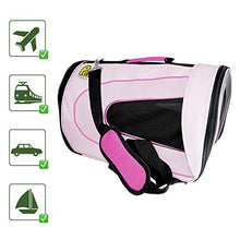 Carica l'immagine nel visualizzatore di Gallery, PET MAGASIN - Trasportino Morbido - Borsa da Trasporto Gatti, Cani Rosa - Ilgrandebazar