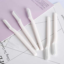 Carica l&#39;immagine nel visualizzatore di Gallery, Sopracciglia Rasoio Miss Gorgeous Epilatore da Donna e Uomo, Bianca 5 Pezzi