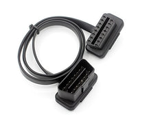 Carica l&#39;immagine nel visualizzatore di Gallery, LoongGate OBD-II OBD2 Cavo di prolunga Profilo Ultra Basso - 1 to 1 Flat 0.6m - Ilgrandebazar