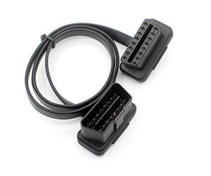 LoongGate OBD-II OBD2 Cavo di prolunga Profilo Ultra Basso - 1 to 1 Flat 0.6m - Ilgrandebazar
