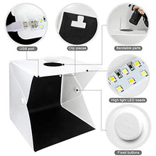 Carica l&#39;immagine nel visualizzatore di Gallery, Yorbay Mini Studio Fotografico Pieghevole Portatile, 10 40 x 40 x 40 cm