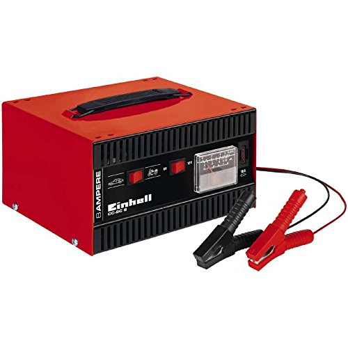 Einhell CC-BC 8 Caricabatteria, Amperometro Integrato, Rosso, Nero - Ilgrandebazar