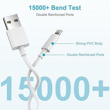 Carica l&#39;immagine nel visualizzatore di Gallery, Cavo iPhone Originale Apple Certificato MFi, Cavo Lightning 1M+2M 2Pack, Cavetto iPhone Cavo Ricarica iPhone Cavo Caricatore iPhone Filo Cavo USB per iPhone 14 13 12 11 Pro Max XS XR X 8 7 6 5 SE iPad